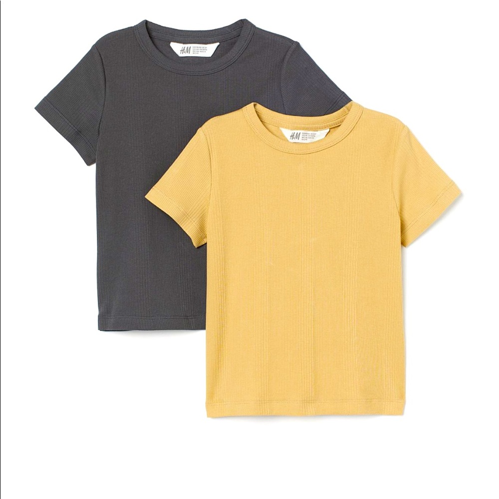 NOT FOR SALE! Set of toddler Ribbed shirts